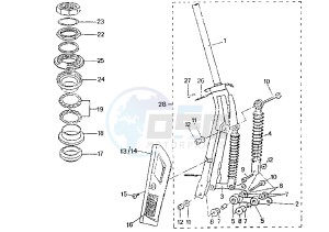 ST RAPIDO - 50 cc drawing FRONT FORK