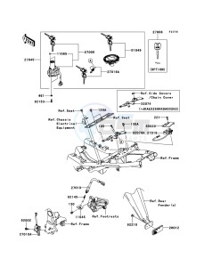 NINJA_250R EX250K8F GB XX (EU ME A(FRICA) drawing Ignition Switch