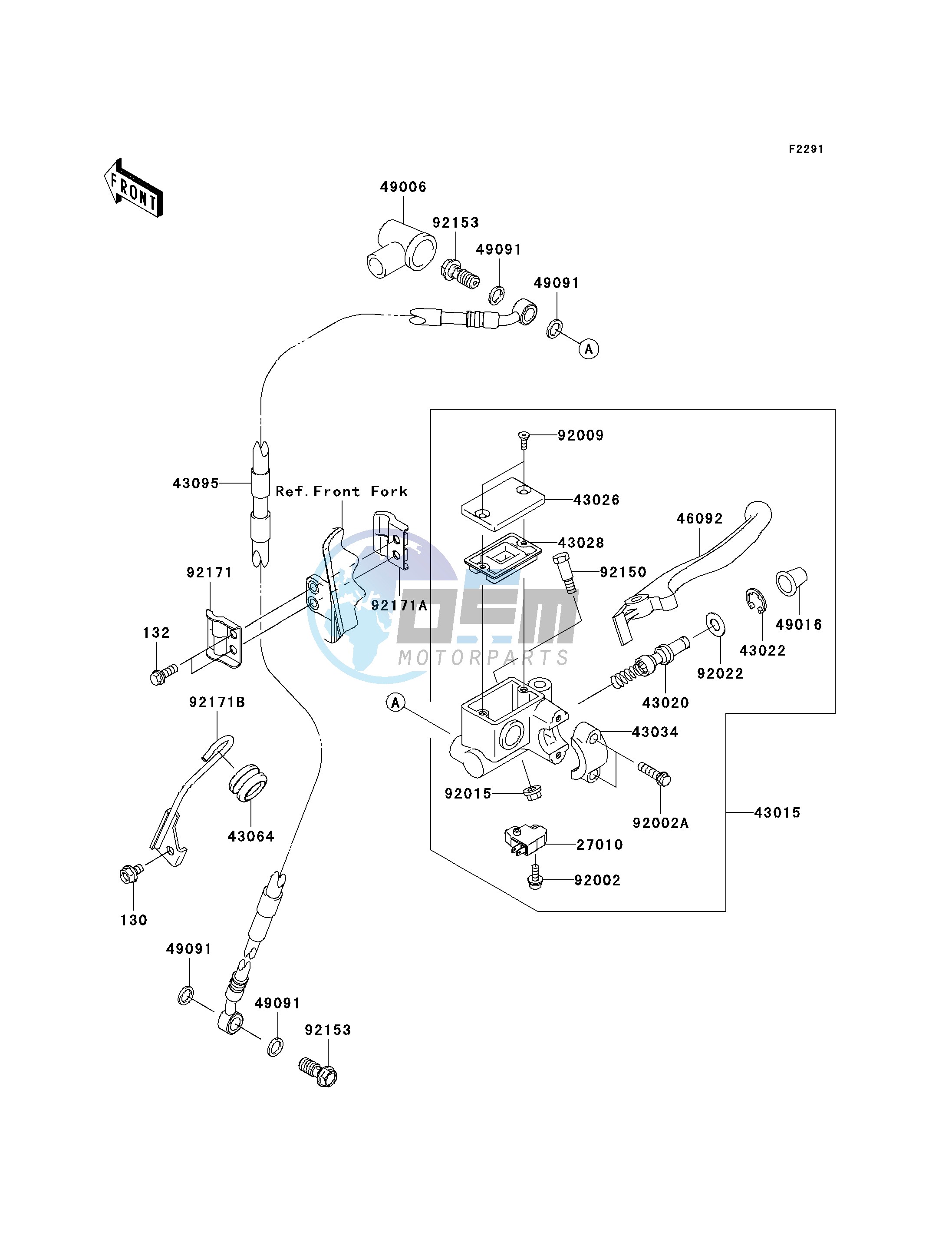 FRONT MASTER CYLINDER