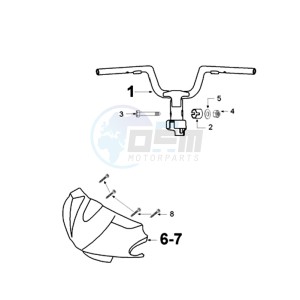 VIVA XR2A BE drawing HANDLEBAR