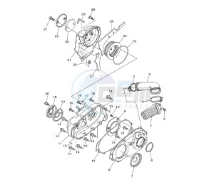 XP T-MAX ABS SV 500 drawing CRANKCASE COVER 2