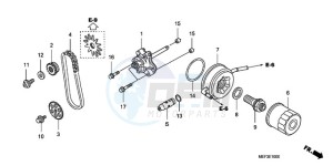 FJS400D9 Europe Direct - (ED) drawing OIL PUMP