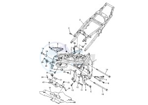 YZF R6 600 drawing FRAME