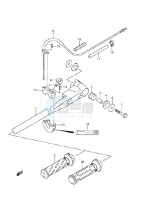 DF 2.5 drawing Tiller Handle