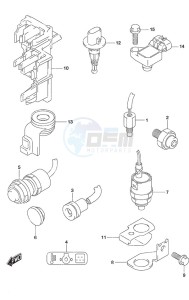 DF 20A drawing Sensor/Switch Non-Remote Control