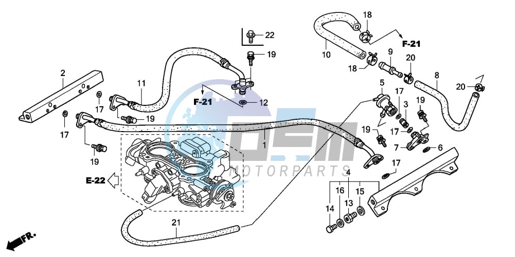 THROTTLE BODY (TUBING)