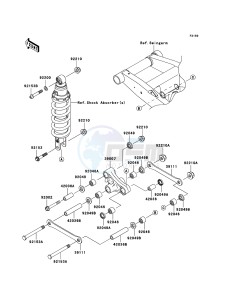 Z750_ABS ZR750M8F GB XX (EU ME A(FRICA) drawing Suspension