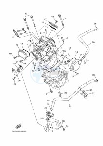 YFM700FWAD GRIZZLY 700 EPS (BFE8) drawing CYLINDER HEAD