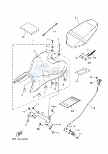 MT-07 MTN690-U (BHH1) drawing SEAT