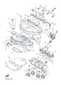 YZF-R6 600 R6 (2CX4 2CX5) drawing INTAKE