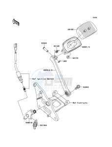 VN900 CLASSIC VN900BEF GB XX (EU ME A(FRICA) drawing Brake Pedal