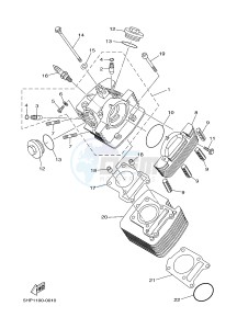 TT-R125 TT-R125LWE (2PTC) drawing CYLINDER