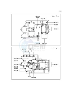 W650 EJ650C6F GB XX (EU ME A(FRICA) drawing Crankcase Bolt Pattern