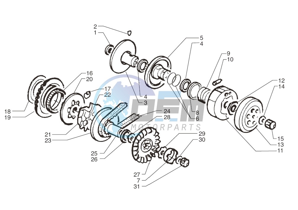 Driving pulley