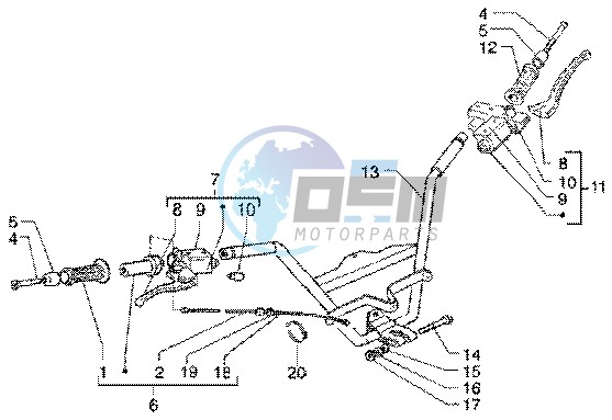 Handlebar - Brake Pump