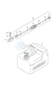 DF 9.9A drawing Fuel Tank