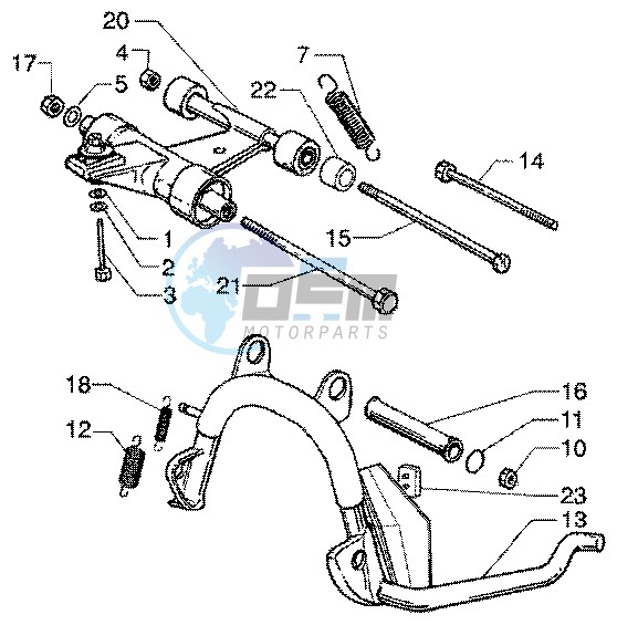 Central Stand - Swinging arm