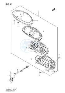 UH200 ABS BURGMAN EU drawing SPEEDOMETER