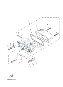 YBR125E (4P2G 4P2H 4P2J) drawing TAILLIGHT