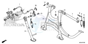 VFR1200X Europe Direct - (ED) drawing STAND