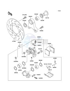 ZRX1200R ZR1200A6F FR GB XX (EU ME A(FRICA) drawing Rear Brake