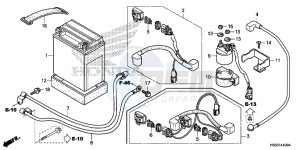 TRX250TMH Europe Direct - (ED) drawing BATTERY