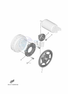 YXE1000EW YX10ERPAP (B4MN) drawing STARTER CLUTCH