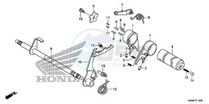 AFS1102SHC drawing GEARSHIFT DRUM