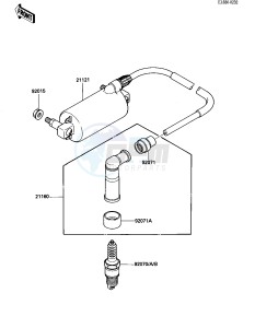 KLF 300 A [BAYOU 300] (A1) [BAYOU 300] drawing IGNITION COIL