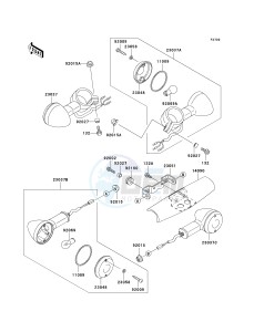 VN 1500 E [VULCAN 1500 CLASSIC] (E7) [VULCAN 1500 CLASSIC] drawing TURN SIGNALS