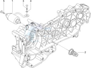 Beverly 125 drawing Starter - Electric starter