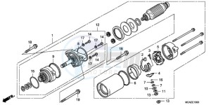 GL18009 Europe Direct - (ED / AB NAV) drawing STARTER MOTOR