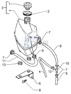 X9 200 Evolution 180 drawing Expansion tank