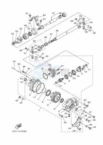 YXM700E YX70MPP (BHFF) drawing FRONT DIFFERENTIAL