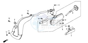 CRM50R drawing EXPANSION CHAMBER