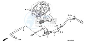 XL1000V9 Ireland - (EK) drawing AIR INJECTION CONTROL VALVE