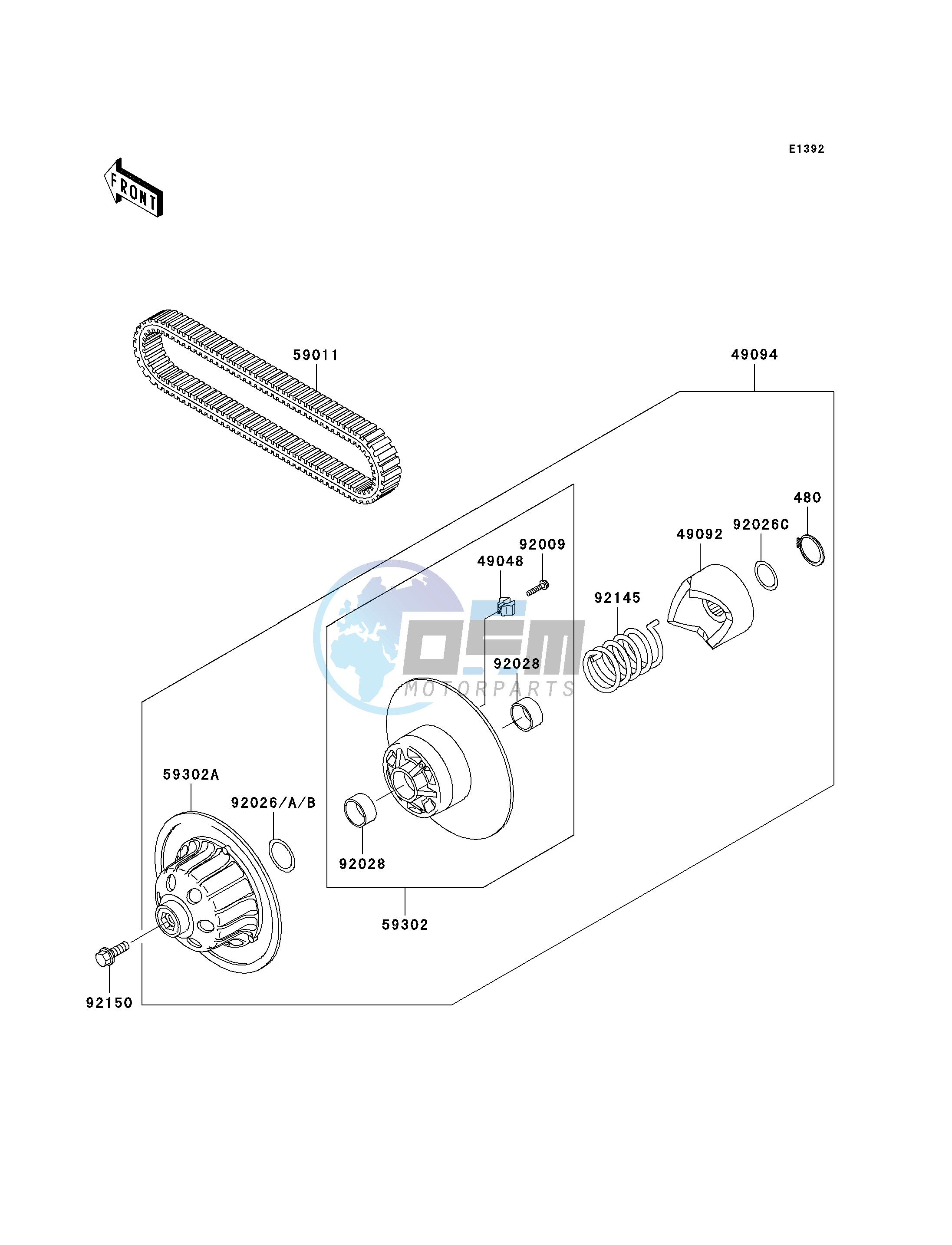 DRIVEN CONVERTER_DRIVE BELT