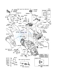 ZZR1400_ABS ZX1400FCF FR GB XX (EU ME A(FRICA) drawing Fuel Tank