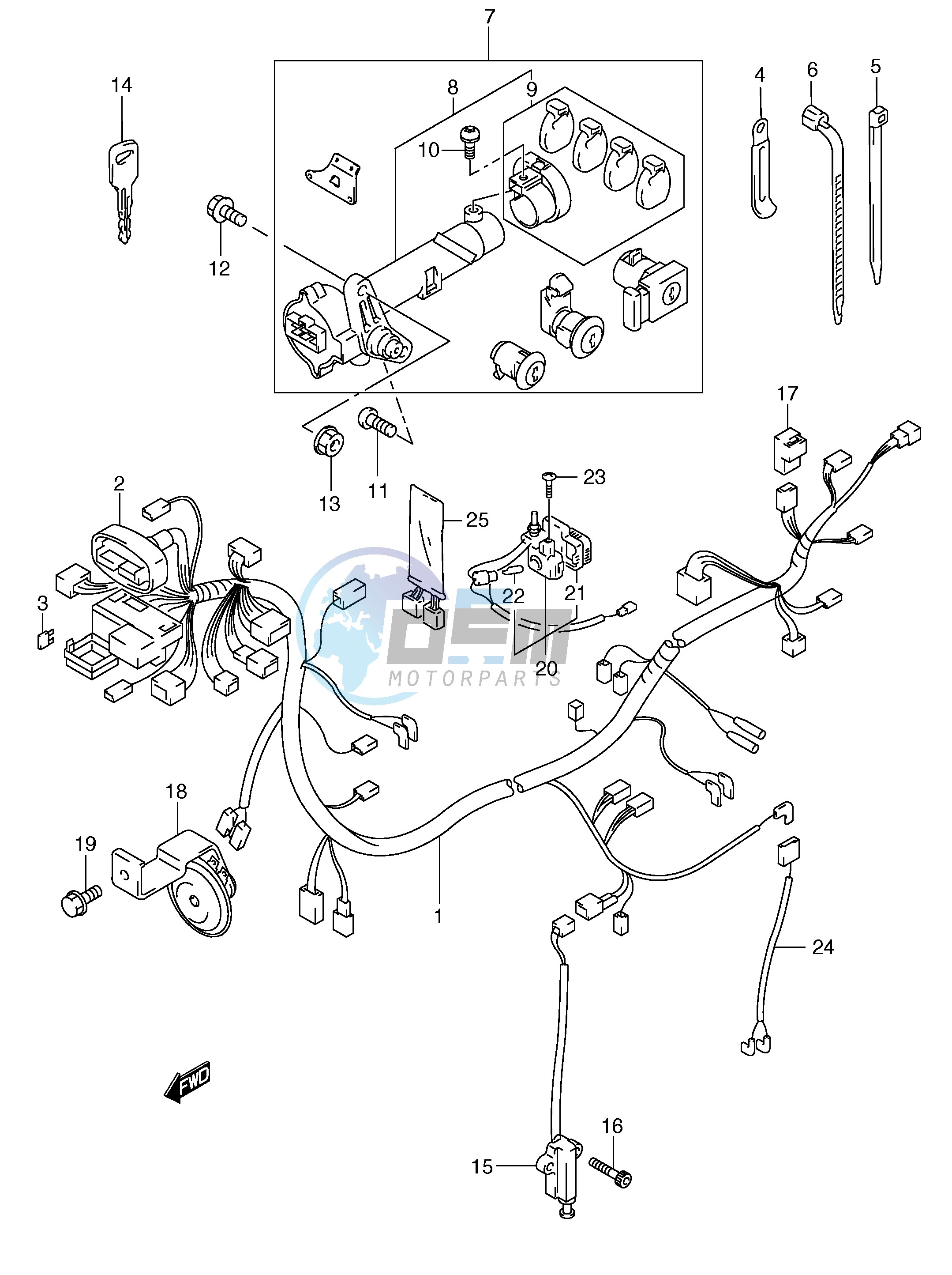 WIRING HARNESS (MODEL Y)