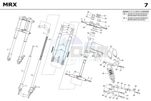 MRX CASTROL 50 drawing SUSPENSION