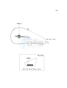 VN 900 C [VULCAN 900 CUSTOM] (7F-9FA) C9F drawing DECALS-- C7F - C9F- -