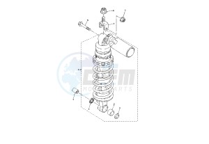 YZF R1 1000 drawing REAR SUSPENSION