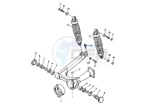 XV VIRAGO 1100 drawing REAR ARM