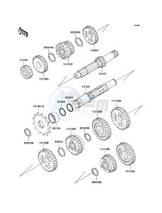 KX65 KX65A9F EU drawing Transmission