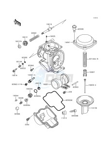 ZX 600 E [NINJA ZX-6] (E4-E6) [NINJA ZX-6] drawing CARBURETOR PARTS