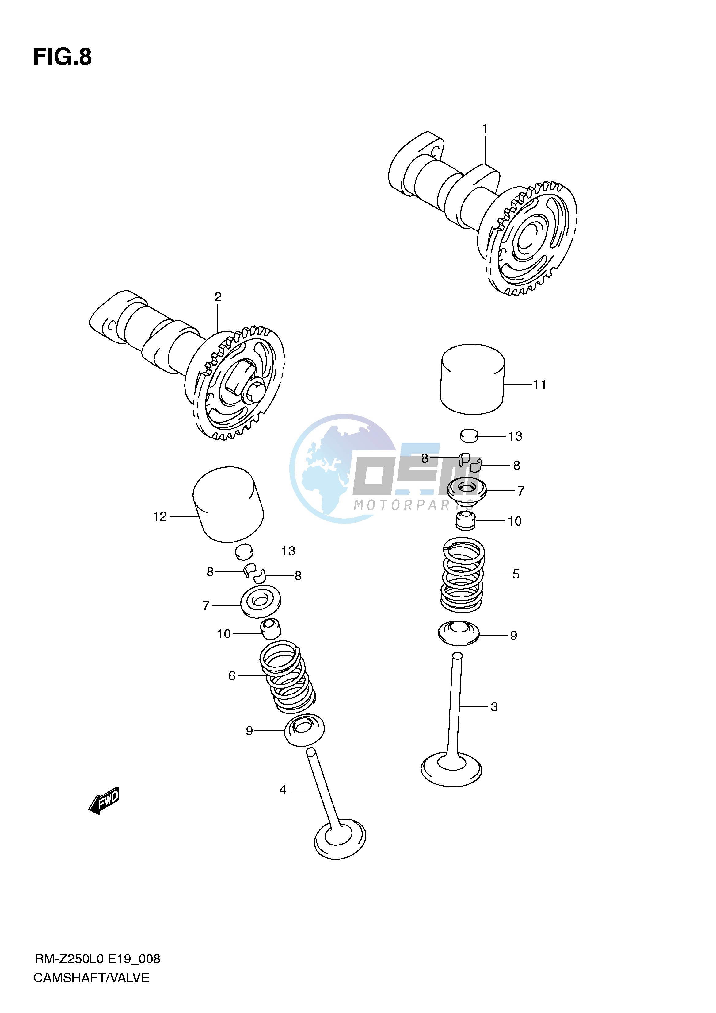 CAMSHAFT - VALVE