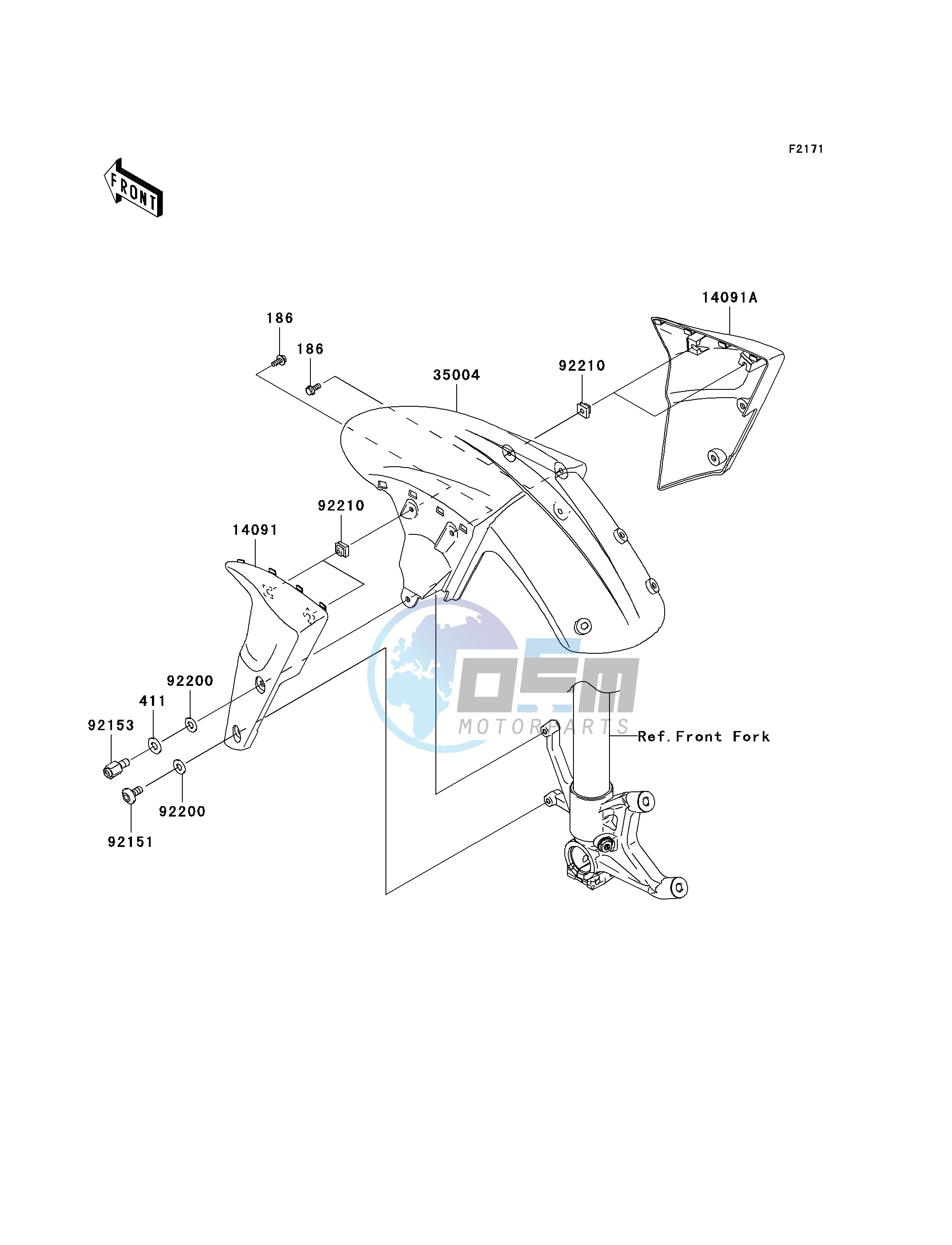 FRONT FENDER-- S- -