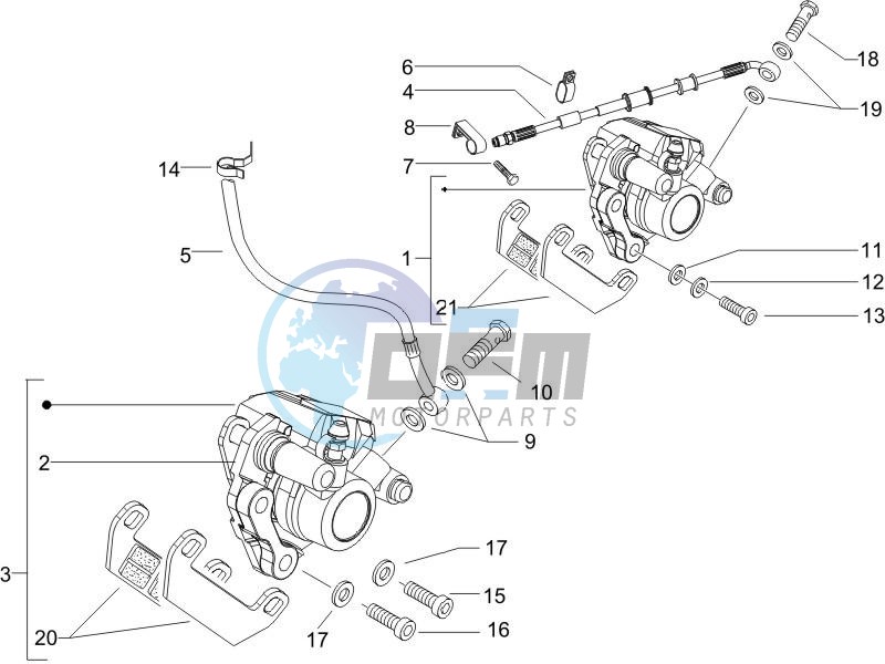 Brakes hose  - Calipers