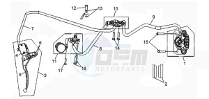 QUADRAIDER 600 DELUXE drawing REAR BRAKE CALIPER / BRAKE MOUNT