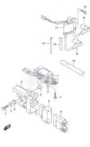 DF 9.9A drawing Rectifier/Ignition Coil w/Remote Control